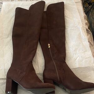 New York & Company Chocolate Heeled Boots
